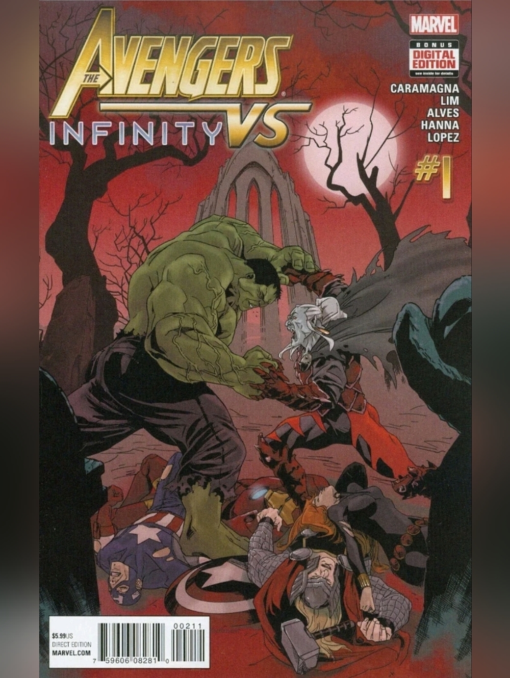 The Avengers vs Infinity #1 (January 2016, Marvel Comics)